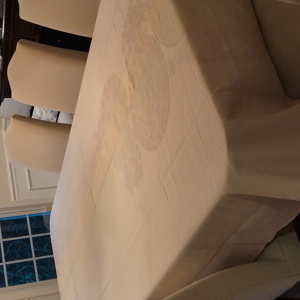 Linen Tablecloth By Primrose Bordier In Pastel Colors